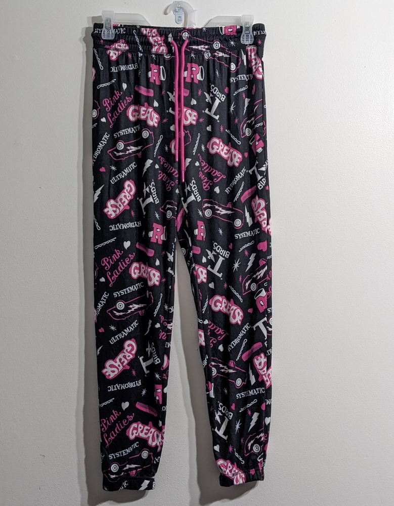 XSmall Grease Women's Pajama Jogger Pants, NEW